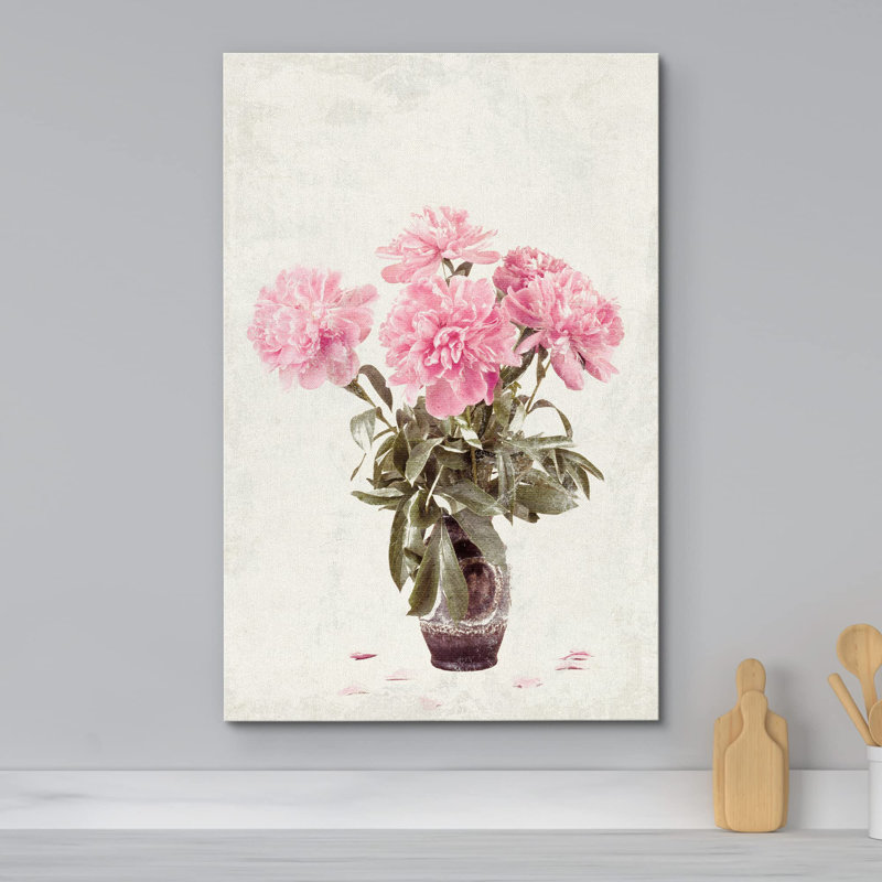 Flower Blossom «A Skull Face And Flowers Horror Gothic Moody Dark Art Modern Art Work Decor», H 24 po x l 16 po