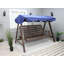 Youngs 3 Person Pine Porch Swing with Canopy-1678940617-1678940623