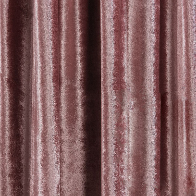 Room Darkening Single Curtain Panel, 190cm Width x 265cm Drop, Coral