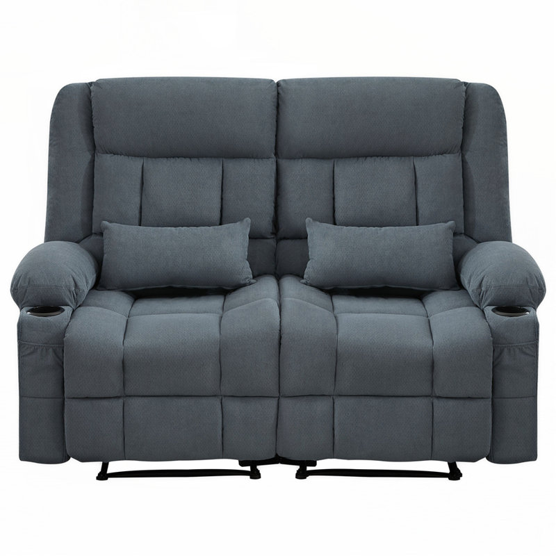 Causeuse inclinable avec porte-gobelets, Blue