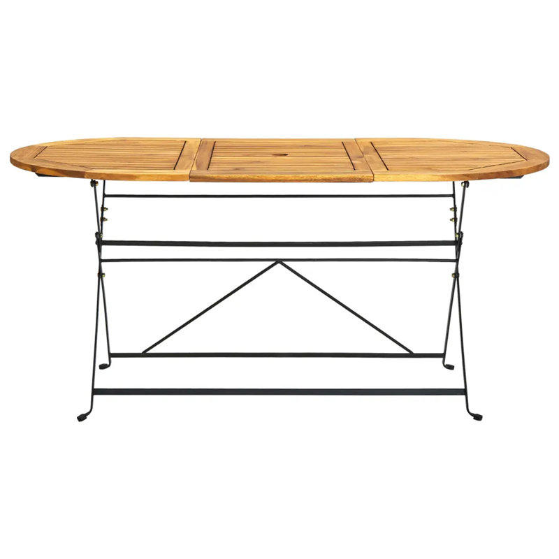 Midfield Folding Wooden Dining Table