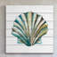 « aquarelle shells vi », reproduction d’art sur bois blanc-18829475