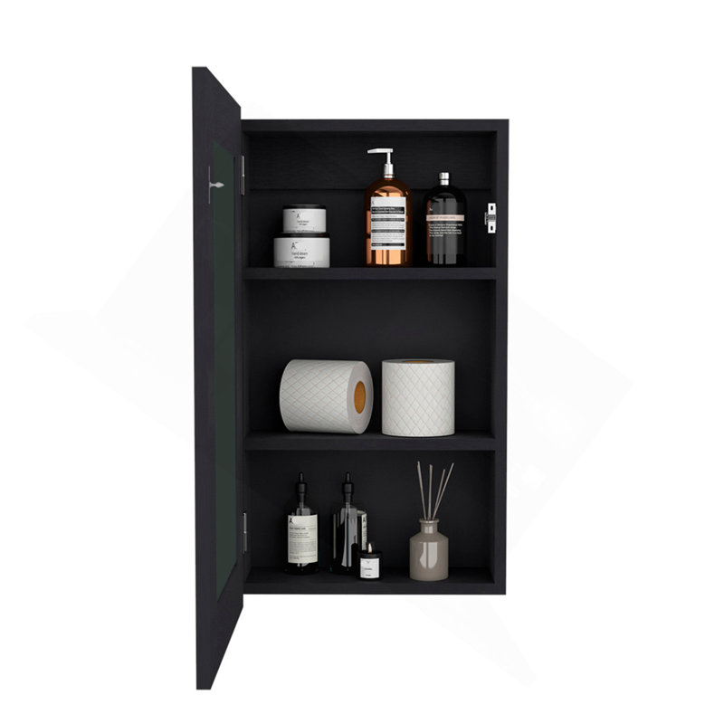Pharmacie Sanford, salle de bain, noir, Noir