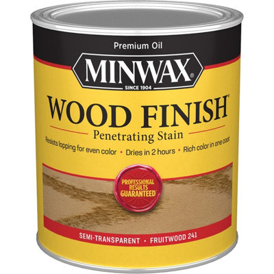 Minwax 70010 Qt Fruitwood 241 Semi-Transparent Stain-1PK