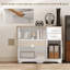 Buffet, armoire de rangement moderne avec 2 tiroirs