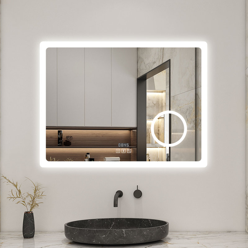 Breniah Rectangle Mirror, 60 cm H x 80 cm W