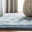 Tapis bleu / gris en laine touffeté à la main Lanagan-894845533