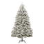 Artificial Christmas Tree Green and White PVC and Metal-315623595