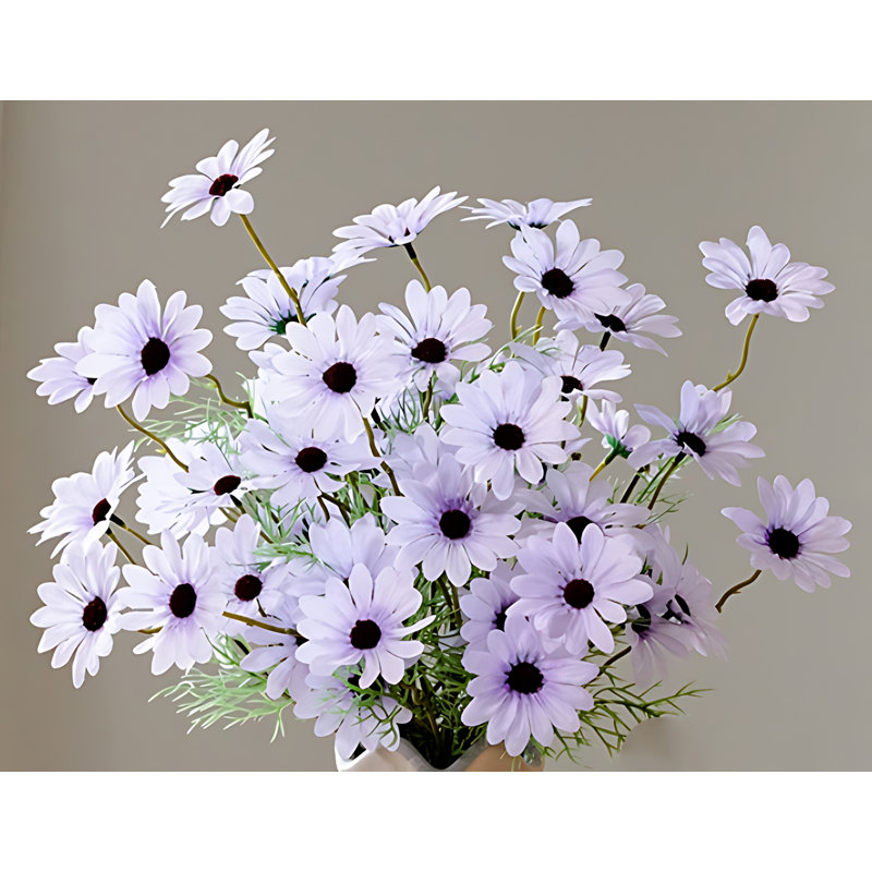 Daisy Arrangement in Vase, Purple