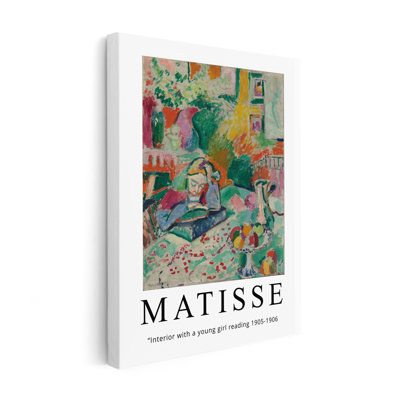 Henri Matisse - Interior with a Young Girl Reading