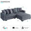 Canapé modulaire rembourré 4 pièces 4 pièces-2090008263