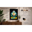 Geometric Bloom Mid-Century 1 Piece Single Picture Frame Wall Art-1636924305-1636924306