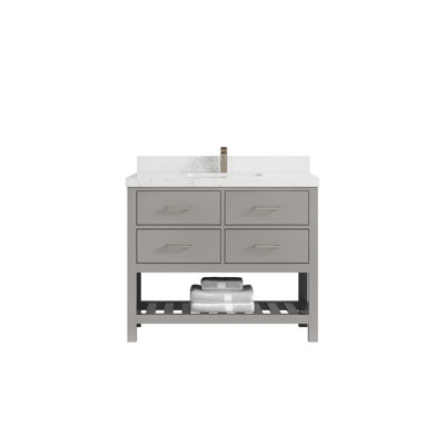 Parker 42'' Single Bathroom Vanity with Top