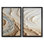 Blanc et or Champagne Flow - impressions sur toile champagne, ensemble d'art mural beige alimentaire