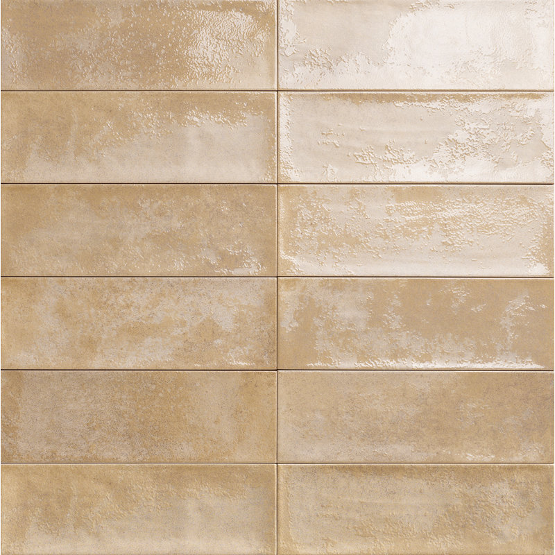 Venezia 4" x 12" Ceramic Wall Tile, Coral