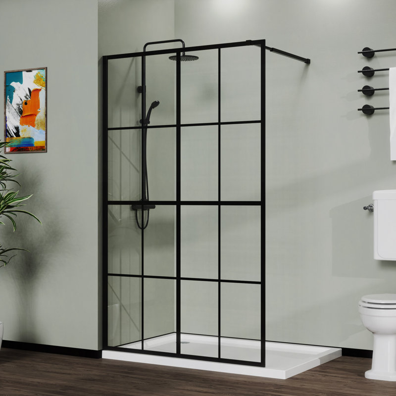 Pièce humide de 46 po x 72 po avec moustiquaire de douche