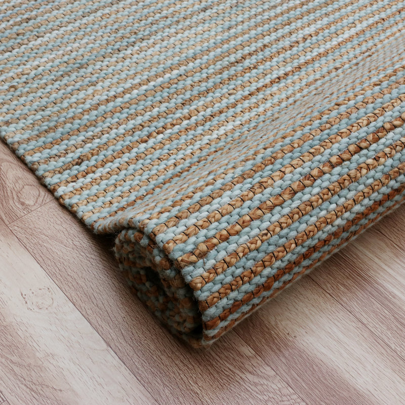 Tapis en jute touffeté à la main Aiah, Rectangle 5 pi x 7 pi 9 po