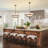 4-Light Dimmable Drum Chandelier