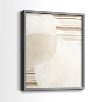 Spheres and Stripes II Framed Print - Solid Wood