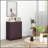 Modern Solid Wood Countertop Sideboard With 2 Drawers, Doors, And Adjustable Shelf For Kitchen Storage And Coffee Bar-578166998