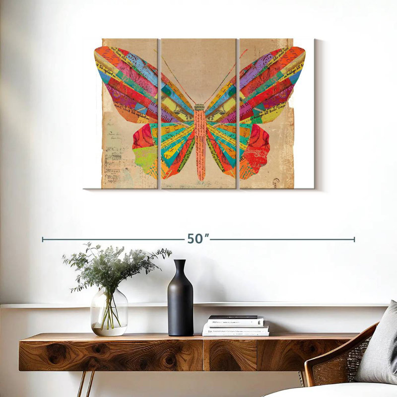 Papillon Brampt, H 24 po x l 38 po