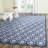 Inoue Hand Woven Flat Weave With Embroidery Wool Geometric Rug-16763076