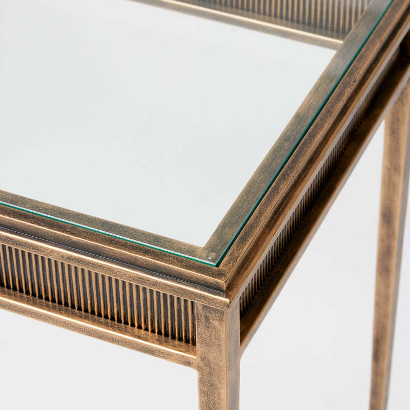 Camille 60'' W Glass Console Table