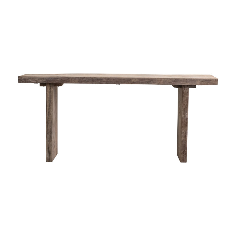 Kashia 72'' Solid Wood Top Console Table