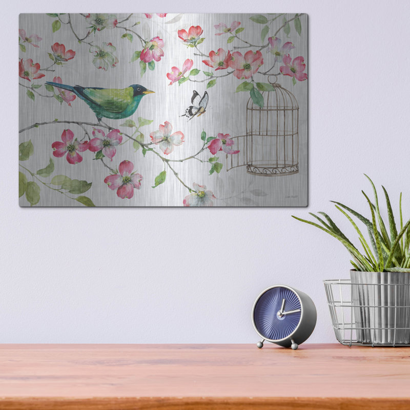 «Dogwood Garden I» par Lisa Audit, H 12 po x l 16 po