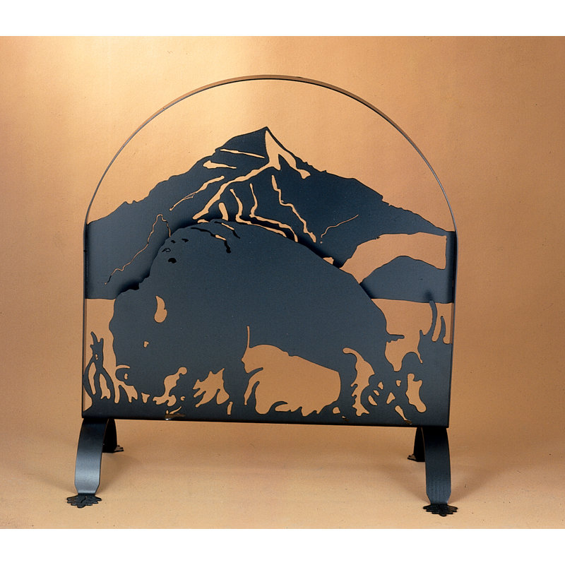 Buffalo Single Panel Fireplace Screen