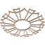 Médaillon de plafond ajouré en bois d'aulne 20 po x P 7 po x P 1/4 po-63412090-63412112