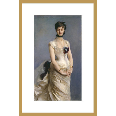 Madame Paul Poirson, John Singer Sargent, impression giclée sur cadre