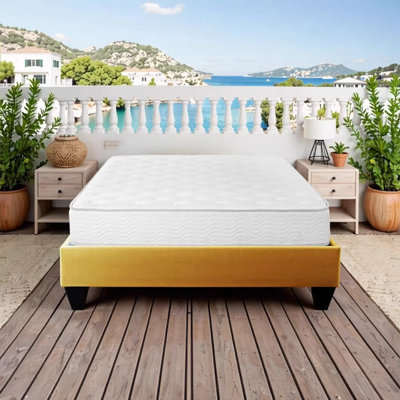 Premium 9 Inch Medium Pocket Spring Mattress - Twin XL, White