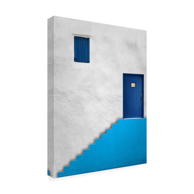 Alfonso Novillo  Blue House Canvas Art