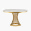 Table de salle à manger en marbre 46,85 po-606222637
