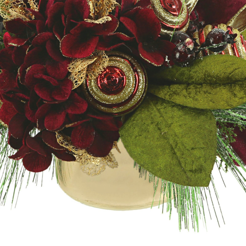 Arrangement floral de l'hortensia festif Woodside, Bourgogne