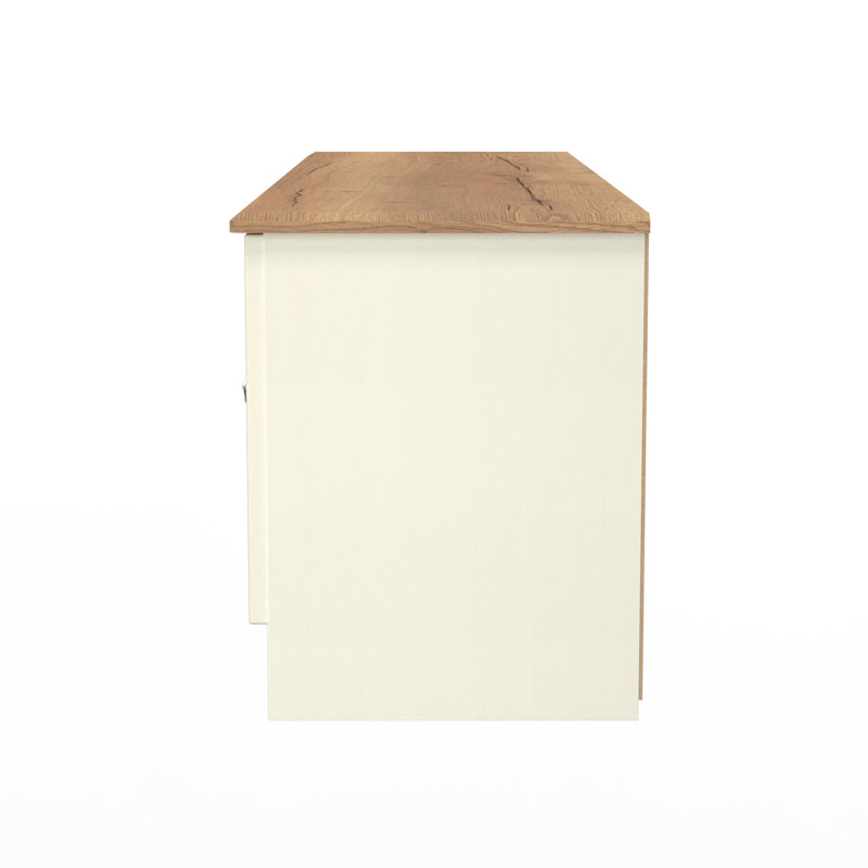Abbagayle Unfinished TV Stand for TVs up to 65", Cream