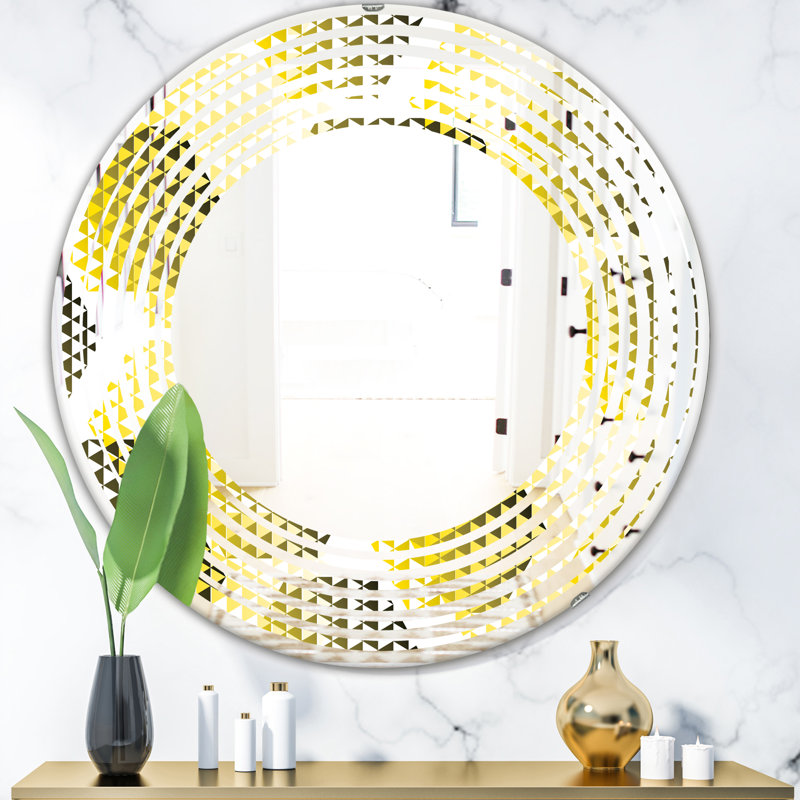 Miroir mural Wave, H 23,6 po x l 23,6 po