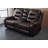 Leather Power Motion Recliner Loveseat , Home Theater Reclining Sofa Loveseat, Luxury 2 Seater Reclining Couch With Cup Holders/Storage For Living Room/Bedroom/Office-1255205310