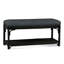 Summer Retreat Wicker Shelf Storage Bench-71425159-86505831