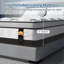 Matelas hybride dans une boîte, mousse viscoélastique imprégnée de gel rafraîchissant et matelas à ressorts ensachés, fermeté moyenne-113764252-113764251