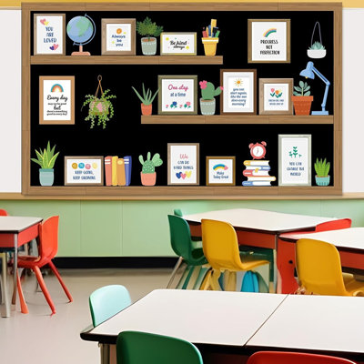 Ensemble de babillard pour bibliothèque - bibliothèque pour la rentrée scolaire