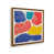 Floater Framed Print without Mat Canvas selected
