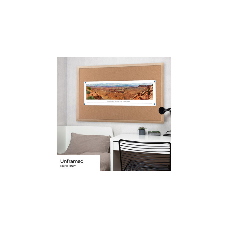 Canyonlands National Park Panoramic Landscape Framed Print