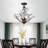 Darcey 4 - Light 18.1" Unique Flush Mount with Crystal Accents