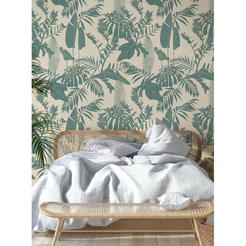 Murale Borelli Jungle Leaves, L 96 po x l 24 po