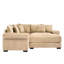 Canapé modulaire surdimensionné surdimensionné en nuage, canapé modulaire convertible avec accoudoirs très larges à assise profonde, 10 coussins décoratifs en velours côtelé de qualité supérieure, conception ergonomique, assemblage facile, pour les salons-868094130
