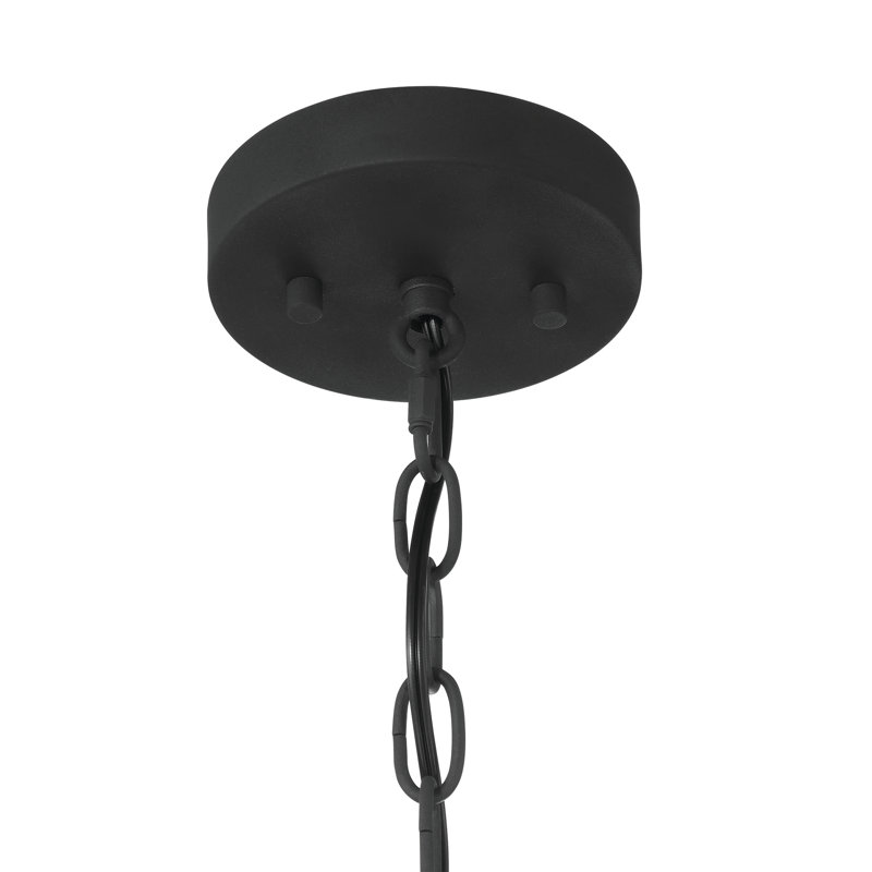 Beck 12-Light Dimmable Wagon Wheel Chandelier, Graphite/Classy Brass