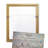 Golden Gate Architectural Reversed Gold - impression sur toile-55280708