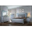 Modern Five-Drawer Tall Chest With Beveled Mirror Accents And Chrome Finish Hardware For Elegant Storage